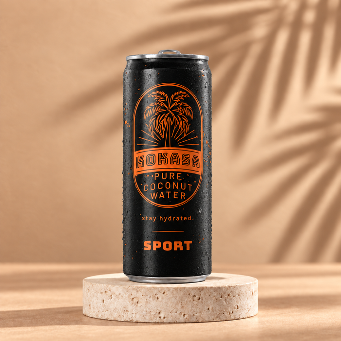 kokasa SPORT – Kokoswasser mit Elektrolyten, 24 × 320 ml
